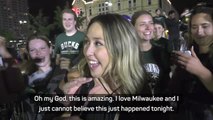Milwaukee Bucks fans celebrate historic NBA title