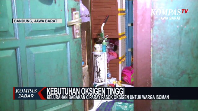 Kelurahan Bacip Suplai Oksigen Gratis Bagi Warga Isoman