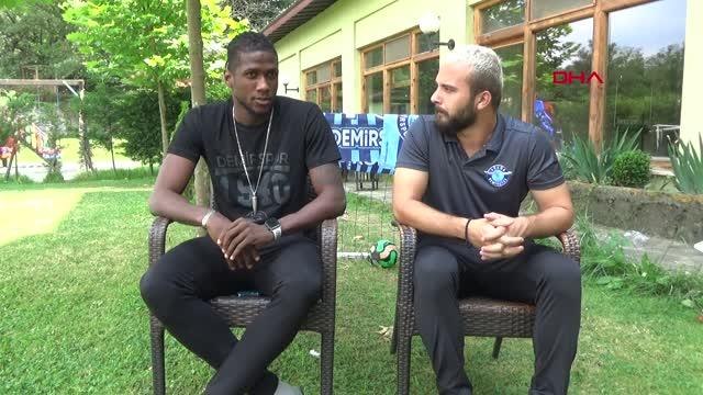 SPOR Adana Demirsporlu Rassoul: Süper Lig'i en azından 3'üncü bitirmek istiyoruz