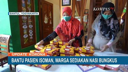 Warga di Bantul Saling Bantu Sediakan Nasi Gratis Bagi Warga yang Jalani Isoman