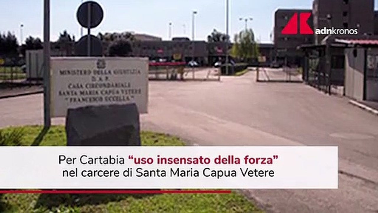 Violenze carcere Santa Maria Capua Vetere, Cartabia: "Uso insensato della forza"