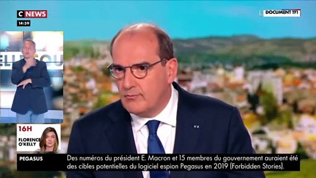 Jean Castex sur TF1: A la rentrée, nous allons vacciner dans les collèges et dans les lycées - Les restaurateurs pourront vérifier le pass sanitaire mais pas l'identité des clients