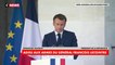 Emmanuel Macron rend hommage au général Lecointre, chef d’Etat Major des Armées , pour son adieu aux armes.