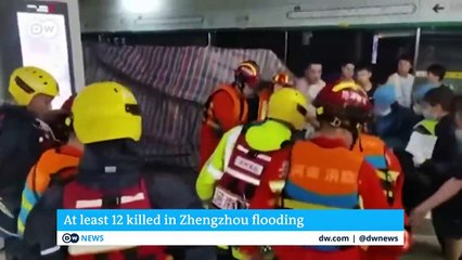 China - Heavy rains cause deadly floods in Henan province _ DW News