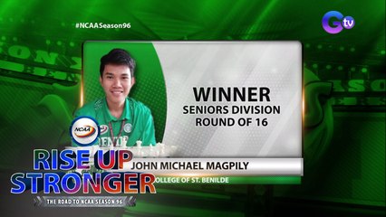 NCAA Season 96 online chess seniors division | Borromeo (UPHSD) vs. Magpily (CSB) | Rise Up Stronger
