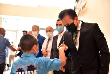 Son dakika haberleri: Tuzla'da gelenekselleşen bayramlaşma töreni gerçekleştirildi