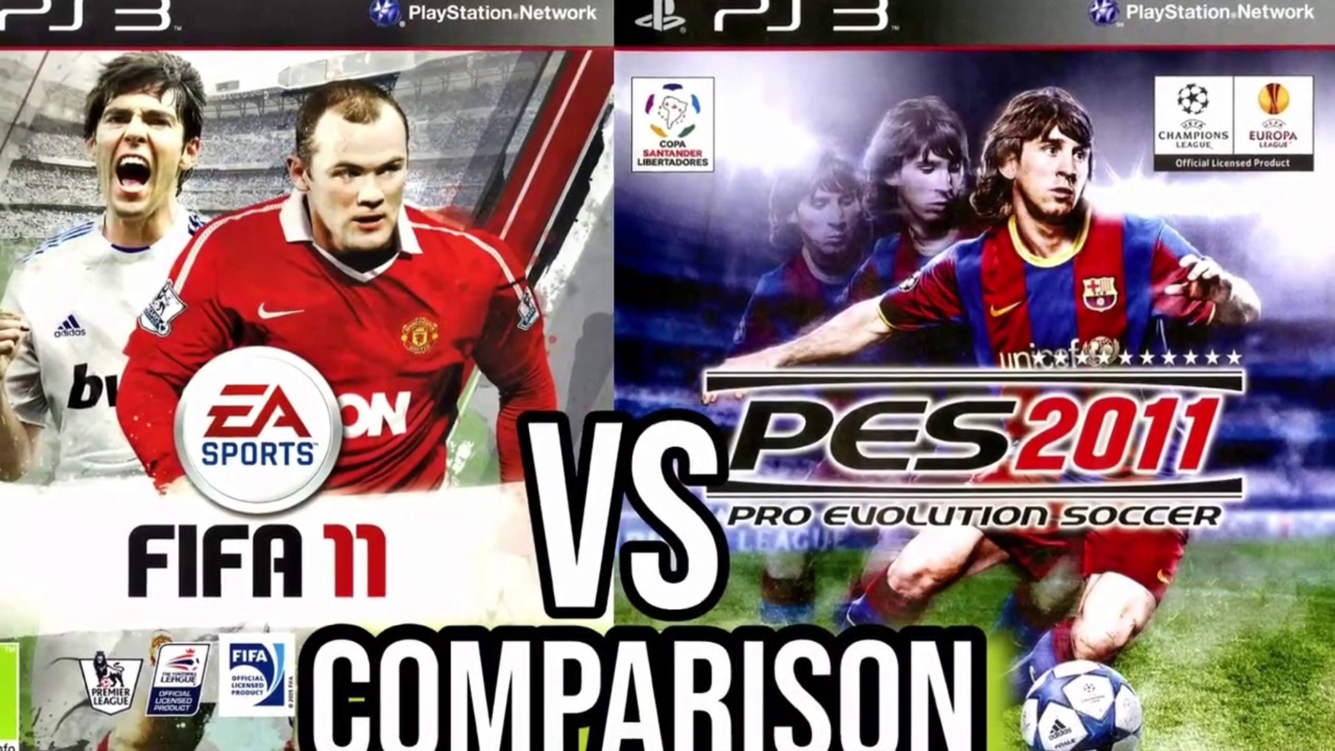 FIFA 11 Vs PES 2011 PS3 - video Dailymotion