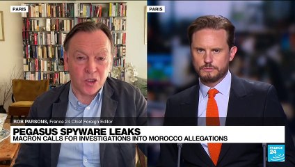 Download Video: 'If confirmed, this would be extremely serious': Macron calls for investigations into Pegasus spyware case