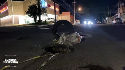Impresionante socavón en la colonia El Batán del municipio de  Zapopan