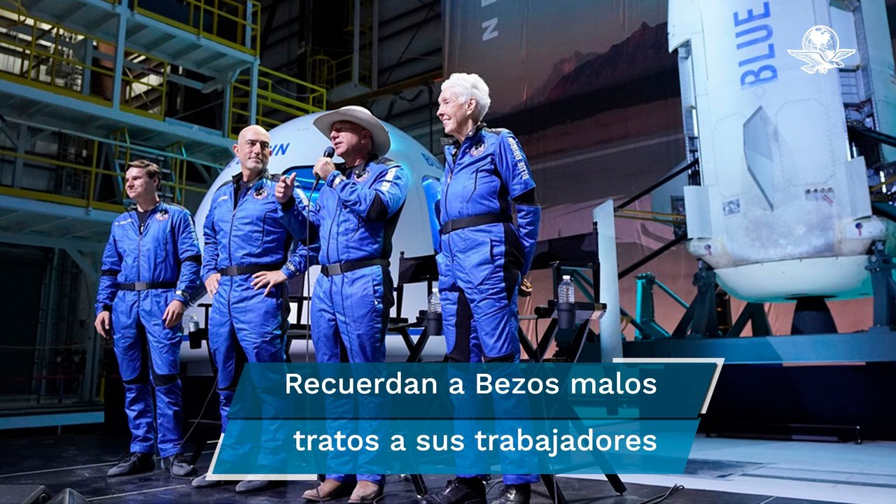 "Ustedes pagaron por todo esto"; Jeff Bezos des...
