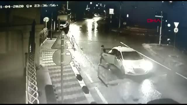 Son dakika haber! KARTAL'DA SİTEYİ KURŞUN YAĞMURUNA TUTANLAR KAMERADA