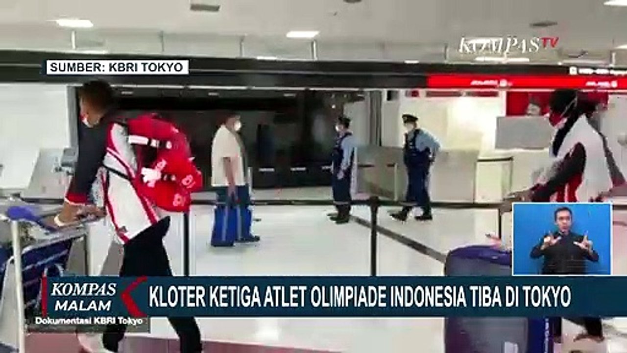 Kloter Ketiga Atlet Olimpiade Indonesia Tiba di Tokyo Jepang