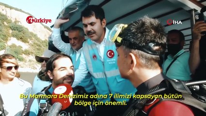 Bakan Pakdemirli'den Farkındalık İçin Özel Dalış