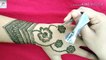 back hand mehndi design - मेहंदी  डिजाइन आसान - mehndi design for beginners - designer henna mehndi design- delicate mehndi design - easy simple new henna mehendi design - habiba Mehndi Art
