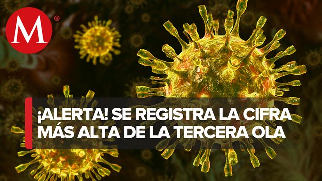 Se registra la cifra más alta de contagios en la tercera ola de covid-19