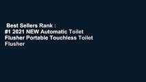 Best Sellers Rank : #1 2021 NEW Automatic Toilet Flusher Portable Touchless Toilet Flusher