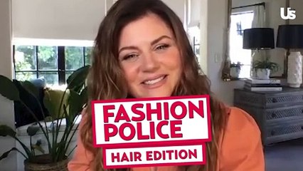Tiffani Thiessen Fashion Police - Hair Edition