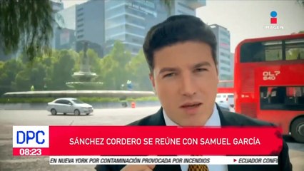Sánchez Cordero recibió a Samuel García