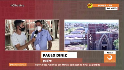 Matriz Sant’Ana de Sousa terá mirante, exposição histórica e museu; confira programação da festa