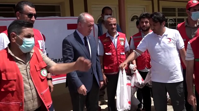 MUSUL - Türk Kızılay Irak'ta 50 bin aileye kurban eti dağıtacak