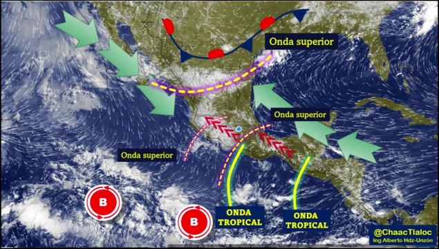 Clima de hoy miércoles: Se detectan tres áreas de inestabilidad más fuertes corrientes verticales