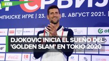 Novak Djokovic llega a Tokio para disputar los Juegos Olímpicos