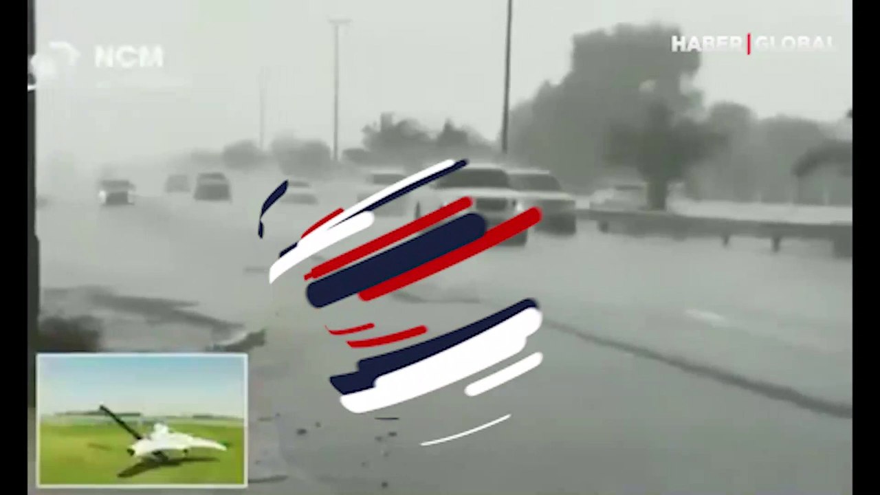 50 derece sıcaklıkla mücadele eden Dubai'de yapay yağmur yağdırıldı