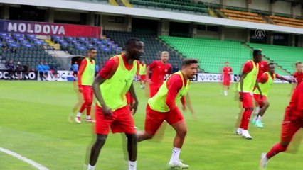 KİŞİNEV - Sivasspor, Petrocub maçı hazırlıklarını Moldova'da tamamladı