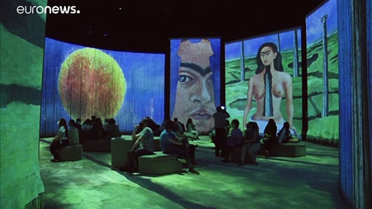 México celebra la primera gran exposición inmersiva de Frida Kahlo