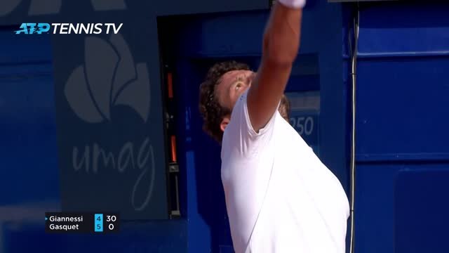 Umag - Roi du pasing, Gasquet file en quarts