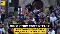 Vídeo Resum acte contra la repressió a la Plaça del Rei de Barcelona