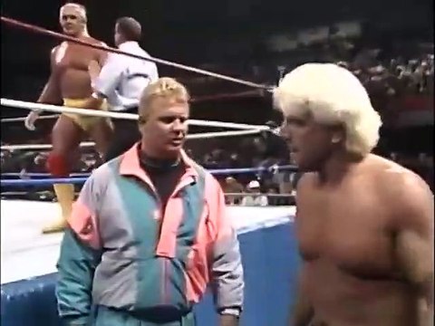 Hulk Hogan vs Ric Flair Rare WWF Match from 1991