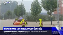 Inondations en Chine: 200.000 personnes ont été évacuées
