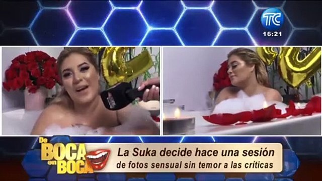 Así fue la sensual sesión de fotos de la Suka