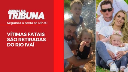 VÍTIMAS FATAIS SÃO RETIRADAS DO RIO IVAÍ