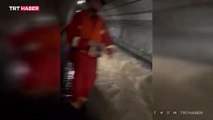 Çin’de sel felaketi: Metroda mahsur kaldılar
