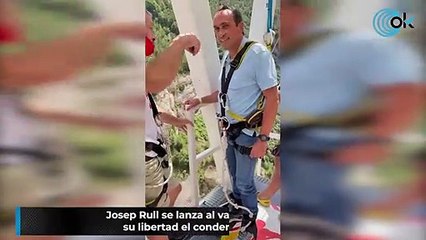 Josep Rull se lanza al vacío: así "saborea" su libertad el condenado por el 1-O