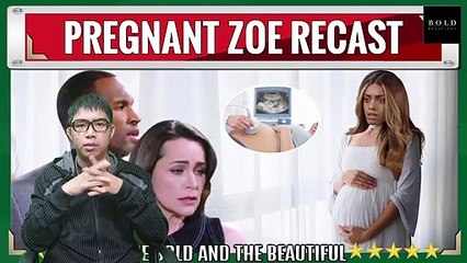 Скачать видео: Will Pregnant Zoe Recast Complicate Carter Future with Quinn CBS The Bold and the Beautiful Spoilers