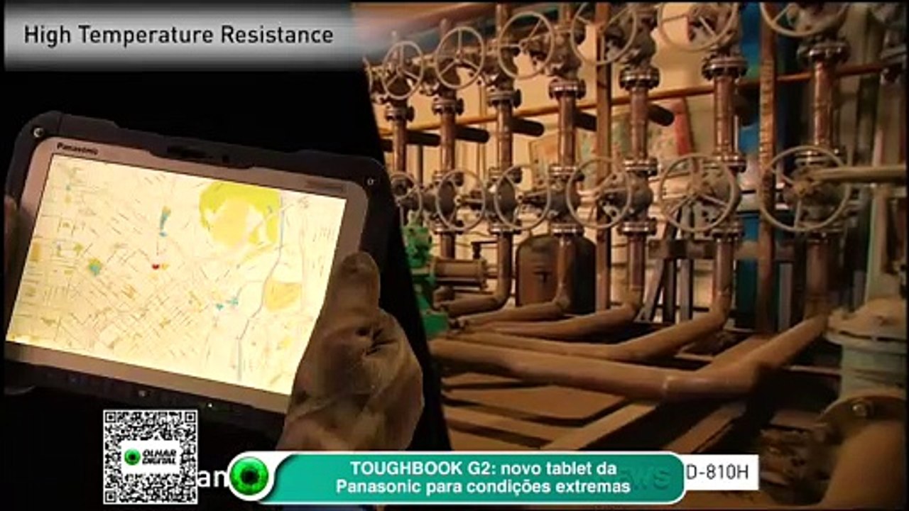 TOUGHBOOK G2 novo tablet da Panasonic para condições extremas