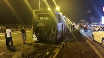 Son dakika haber | DİYARBAKIR - Seyir halindeki yolcu otobüsünde yangın çıktı