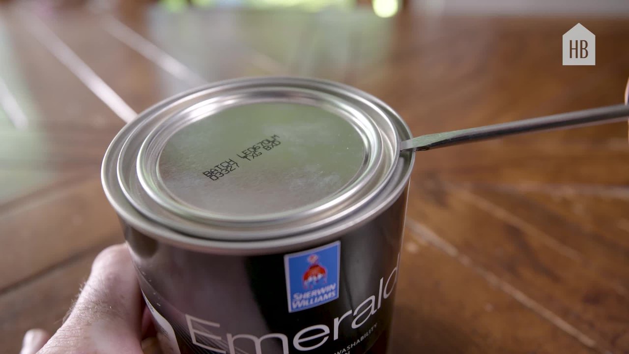 How To Open Up a Paint Can Without the Mess