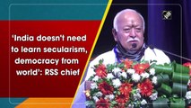 ‘India doesn't need to learn secularism, democracy from world’: RSS chief Mohan Bhagwat