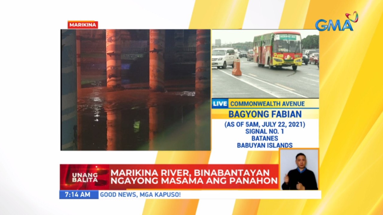 Marikina River, binabantayan ngayong walang tigil ang ulan | UB