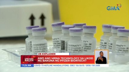 UB EXPLAINER: Ano ang mRNA technology sa likod ng bakuna ng Pfizer-BioNTech? | UB