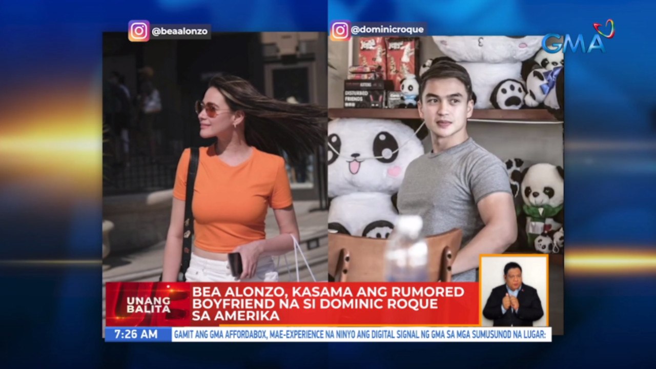 Bea Alonzo, kasama ang rumored boyfriend na si Dominic Roque sa Amerika | UB