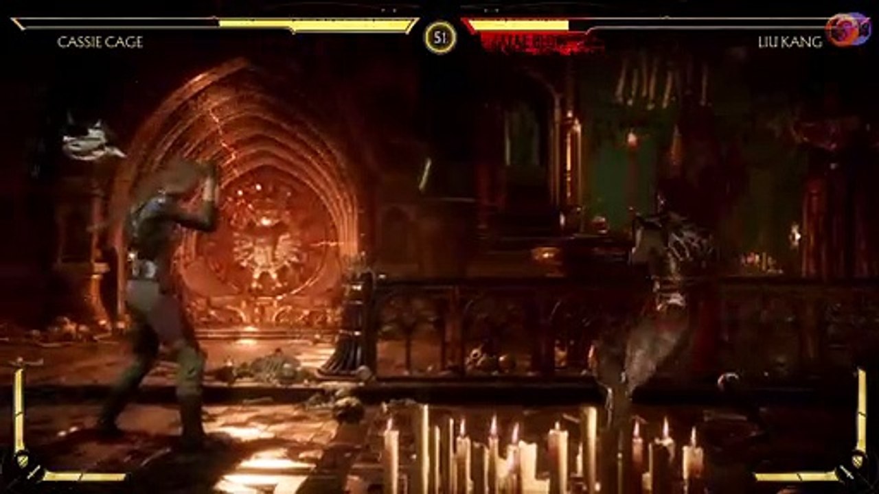 MK11 Ultimate Cassie Cage vs Liu Kang