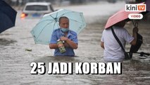 Banjir korbankan sekurang-kurangnya 25 di wilayah Henan, China