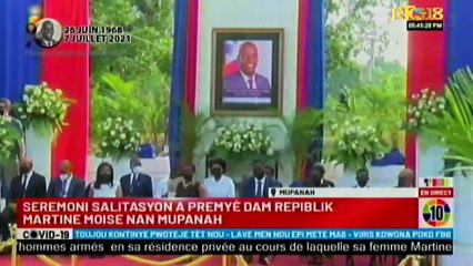 Mupanah salutations à la Première Dame Martine Moise.