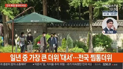 펄펄 끓는 '대서'…전국 가마솥 더위, 서울 36도