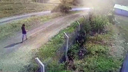 ANKARA - Kaçan kurbanlığı yakalamaya çalışırken kaybolan gencin son görüntüleri